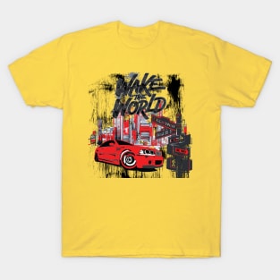 Wake the World, American Muscle Car, New York Vintage Cars T-Shirt